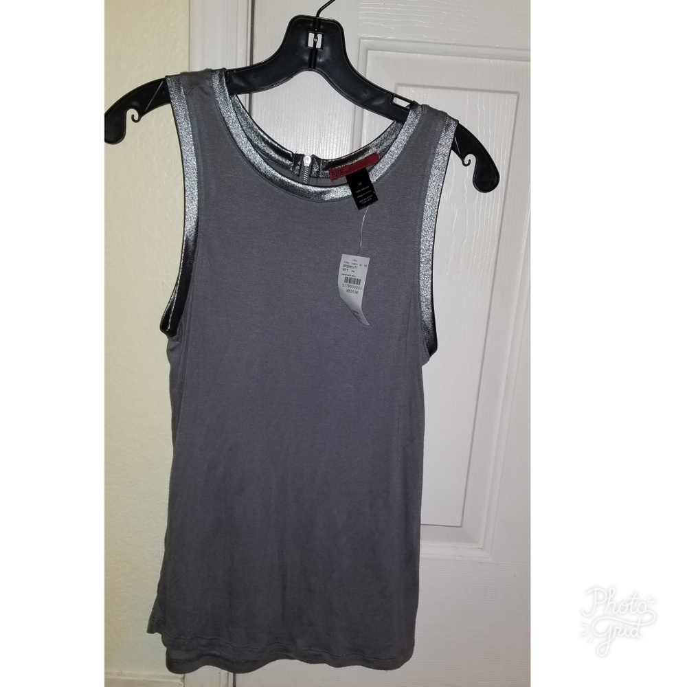 Grey Sheer Tank